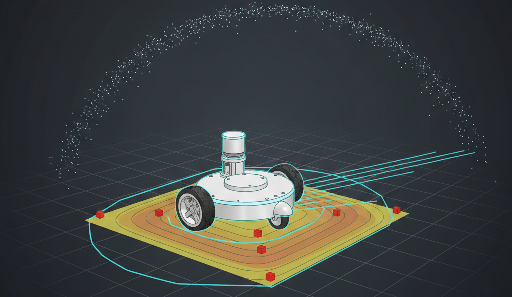 Custom Navigation Stack for Two-Wheeled Robot