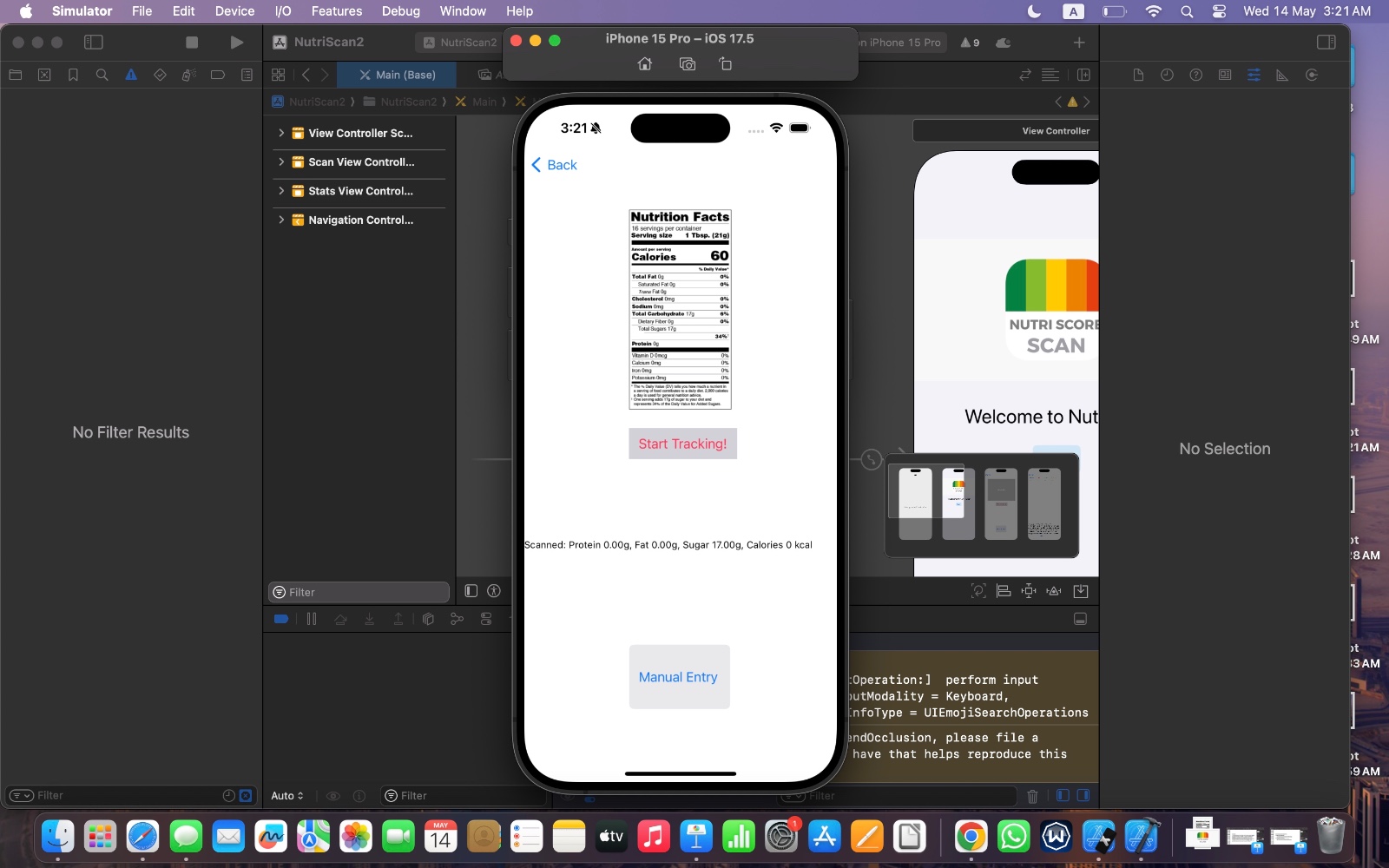 NutriScan - iOS Nutrition Tracking App - Image 2