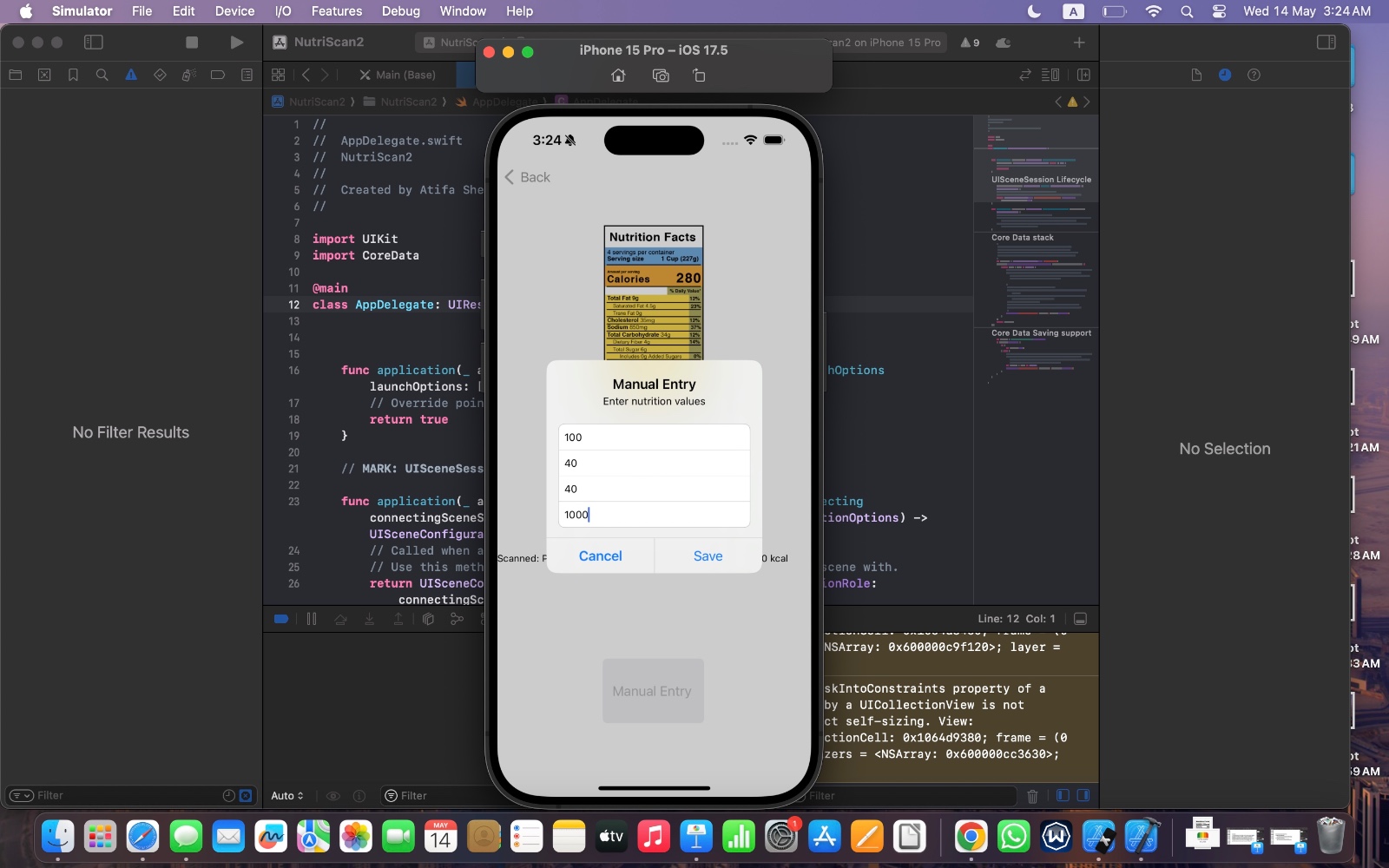 NutriScan - iOS Nutrition Tracking App - Image 3
