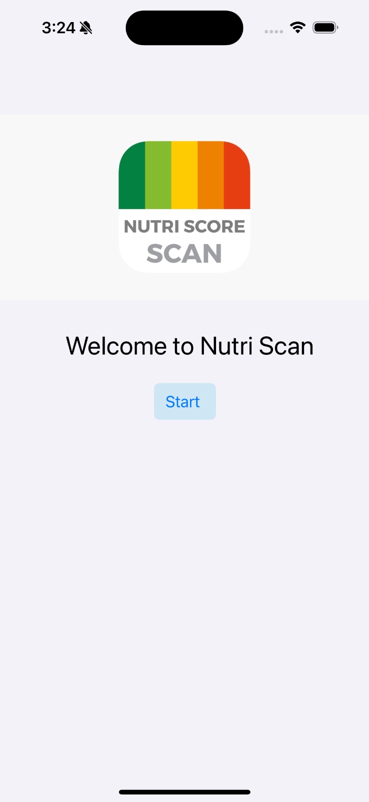 NutriScan - iOS Nutrition Tracking App